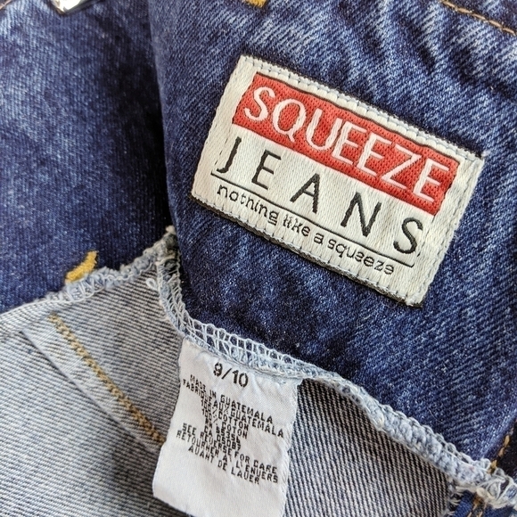 Squeeze Jeans Skirt Womens 9/10 Juniors Blue
Y2K midi Jean 90s mod school casual - Picture 3 of 6